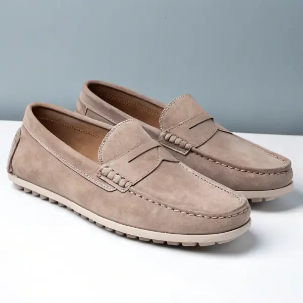 Suede Loafers